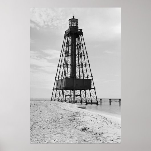 Zandsleutelvuurtoren Poster (Voorkant)