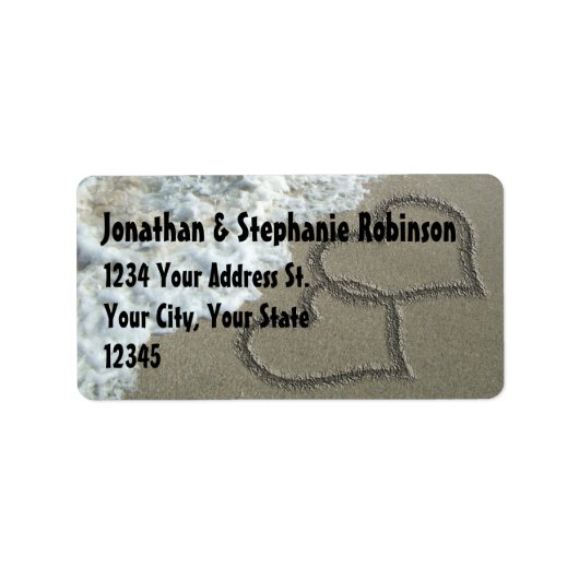 Zandspierbundeladres label (Voorkant)