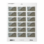 Zandspierbundeladres label (Full Sheet)