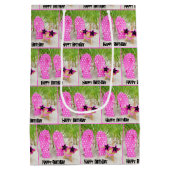 Zandspieringen en Teenslippers Medium Cadeauzakje (Achterkant)