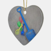 Zandspoelen, Kinder Playground Beach Summer Keramisch Ornament (Links)