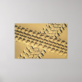 ZANDSPOREN 40x60 Canvas Afdruk