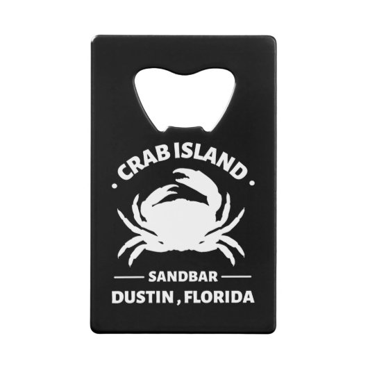 zandstaaf florida van krab creditkaart flessenopener (Voorkant)