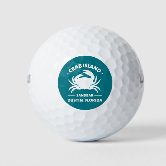 zandstaaf florida van krab golfballen (Voorkant)