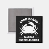zandstaaf florida van krab magneet (Voorkant / Achterkant)