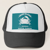 zandstaaf florida van krab trucker pet (Voorkant)