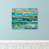 Zandstaven, Ft. DeSoto Canvas Afdruk (Insitu (Houten vloer))