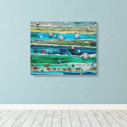 Zandstaven, Ft. DeSoto Canvas Afdruk (Insitu (Houten vloer))