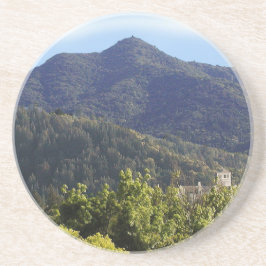 Zandsteen Coaster Mt Tamalpais Kerk Toren Onderzetter