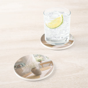 Zandsteen Coaster Neutraal Boerenstijl Baby's Brea Onderzetter