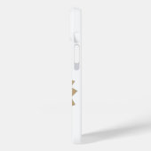 Zandsteen hart draak op wit Case-Mate iPhone case (Achterkant / Links)