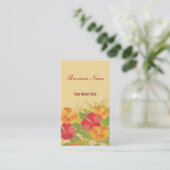 zandsteen hibiscus ~ bc visitekaartje (Staand voorkant)