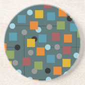 Zandsteen Onderzetter- Mid-Century Modern 1.3 Naad Zandsteen Onderzetter (Voorkant)