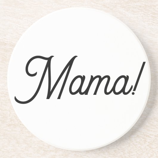 Zandsteen onderzetter voor je moeder (Voorkant)