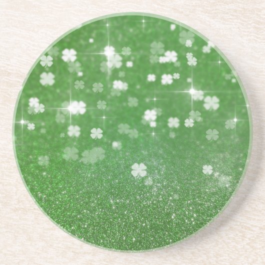 Zandsteen Onderzetter voor mousserend grasglitter (Voorkant)