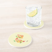 Zandsteen Onderzetters: Vruchten van kleur Zandsteen Onderzetter (Zijkant)