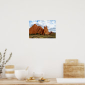 Zandsteen vinnen, Arches National Park, Utah Poster (Keuken)