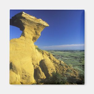 Zandsteenmonument in het Hell Creek-gebied nabij Magneet