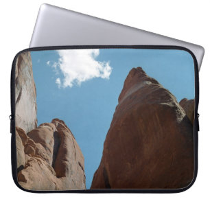 Zandsteenvinnen close-up laptop sleeve
