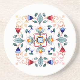 Zandstenen bierviltje - Fiori Light Zandsteen Onderzetter