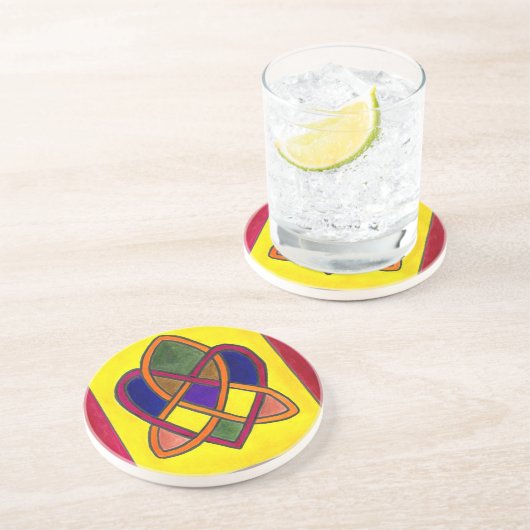 Zandstenen Onderzetter (Zijkant)