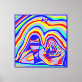 Zandstorm Canvas Afdruk (Voorkant)