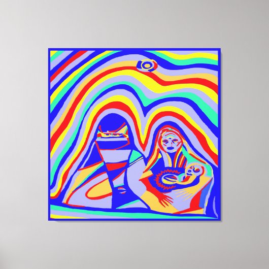 Zandstorm Canvas Afdruk (Voorkant)