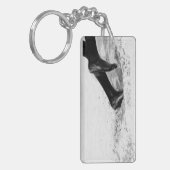 zandstralen sleutelhanger (Voorkant Links)