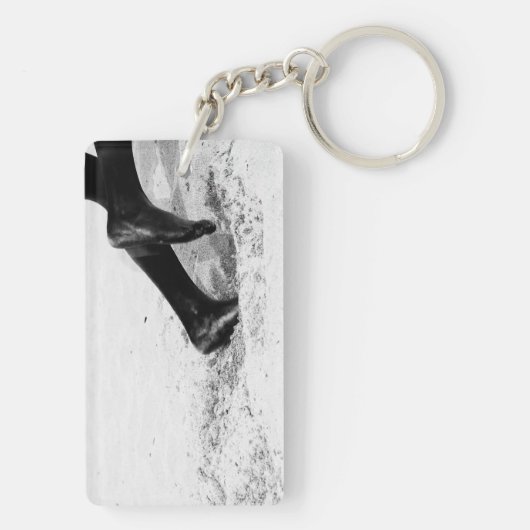 zandstralen sleutelhanger (achterkant)