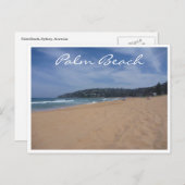 zandstrand briefkaart (Voorkant / Achterkant)