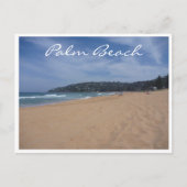 zandstrand briefkaart (Voorkant)