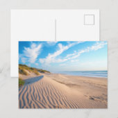 Zandstrand Briefkaart (Voorkant / Achterkant)