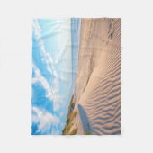 Zandstrand Fleece Deken (Voorkant)