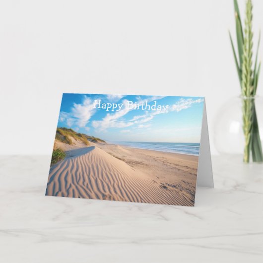 Zandstrand Kaart (Voorkant)