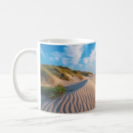 Zandstrand Koffiemok (Links)