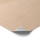 Zandstrand kust oceaan kunstprint poster (Hoek)