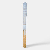 Zandstrand met schuimig Surf Case-Mate iPhone Case (Achterkant / Rechts)