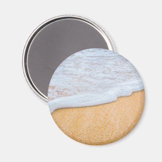 Zandstrand met schuimig Surf Magneet (Voorkant / Achterkant)