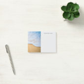 Zandstrand met schuimig Surf Post-it® Notes (Kantoor)