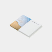 Zandstrand met schuimig Surf Post-it® Notes (Schuin)