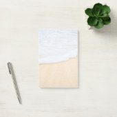 Zandstrand met schuimig Surf Post-it® Notes (Kantoor)