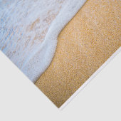 Zandstrand met schuimig Surf Tissuepapier (Detail)