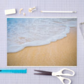 Zandstrand met schuimig Surf Tissuepapier (Craft)