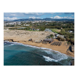 Zandstrand Paphos, Cyprus Perfect Poster