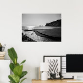 Zandstrand, Reynisfjara, IJsland Poster (Thuiskantoor)