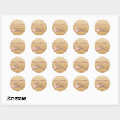 Zandstrand Schelp Bruiloft Favor Labels (Vel)