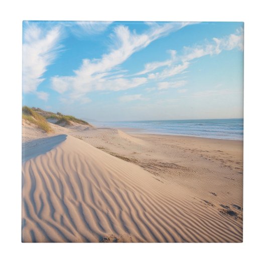 Zandstrand Tegeltje (Voorkant)