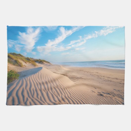 Zandstrand Theedoek (Horizontaal)