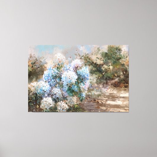 *~* Zandstrand TV2 Hydrangea kunst Canvas Print (Voorkant)