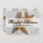 Zandstrand van Starfish koppels zijn/haar Vrijgeze Kaart (Voorkant / Achterkant)